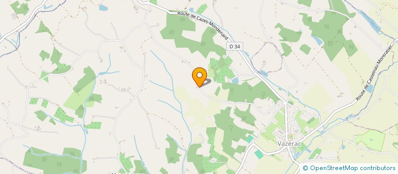 localisation de l'entreprise GROUPEMENT FONCIER AGRICOLE DE DOBLA  VAZERAC