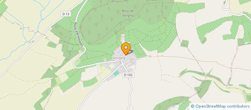 localisation de l'entreprise GROUPEMENT FONCIER AGRICOLE DE DOMAINE DE MOSLAINS  VOIGNY
