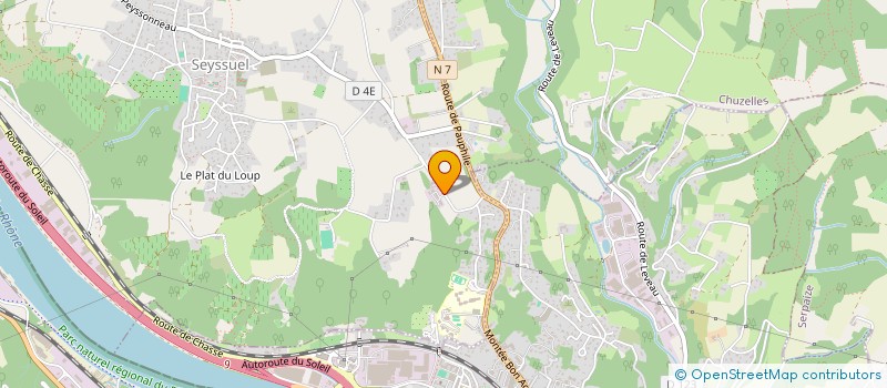 localisation de l'entreprise GROUPEMENT FONCIER AGRICOLE DE EYTIMEY  SEYSSUEL