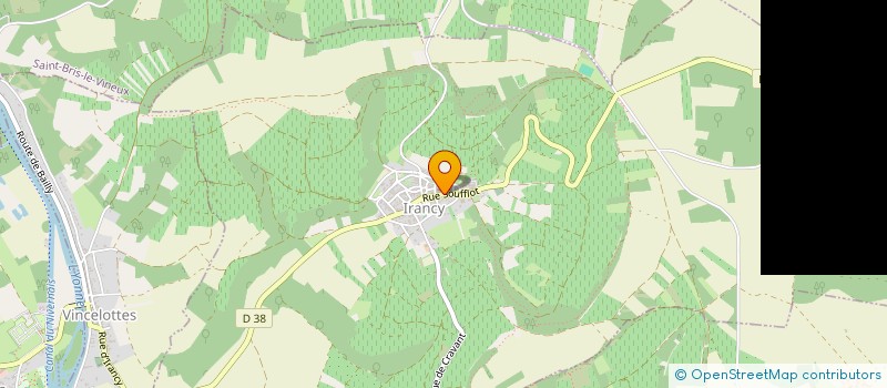 localisation de l'entreprise GROUPEMENT FONCIER AGRICOLE DE F.GIVAUDIN  IRANCY