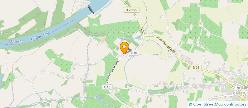 localisation de l'entreprise GROUPEMENT FONCIER AGRICOLE DE FAYEL  SAINT-NICOLAS-DE-LA-GRAVE