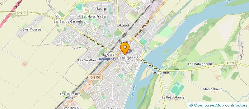 localisation de l'entreprise GROUPEMENT FONCIER AGRICOLE DE FEULARDE  BEAUGENCY
