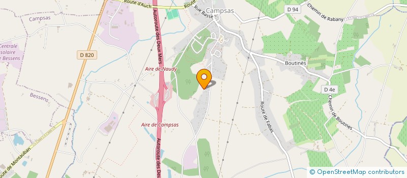 localisation de l'entreprise GROUPEMENT FONCIER AGRICOLE DE FONLONGUE  LABASTIDE-SAINT-PIERRE