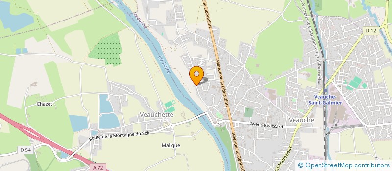 localisation de l'entreprise GROUPEMENT FONCIER AGRICOLE DE FONT GENTY  VEAUCHE