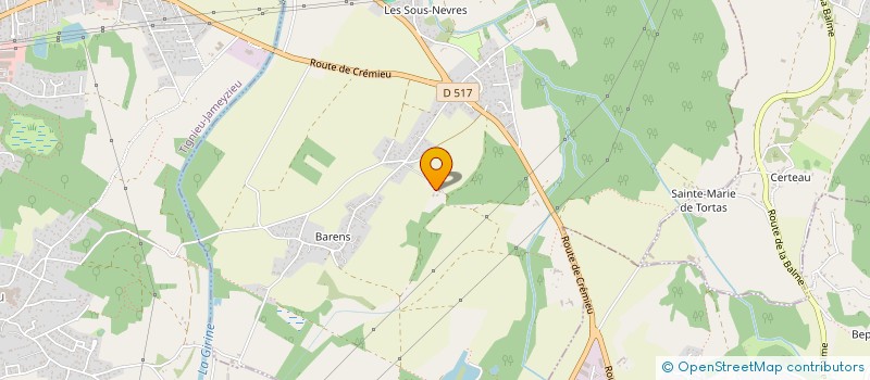 localisation de l'entreprise GROUPEMENT FONCIER AGRICOLE DE GEMAX  VENERIEU