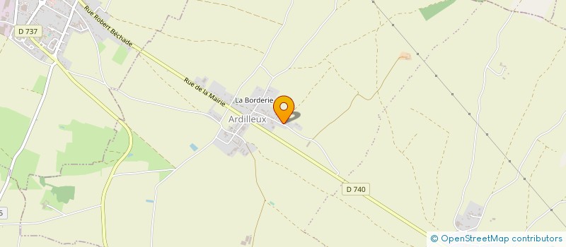 localisation de l'entreprise GROUPEMENT FONCIER AGRICOLE DE GFA CANTEAU  VALDELAUME