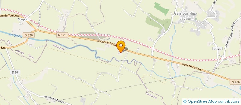 localisation de l'entreprise GROUPEMENT FONCIER AGRICOLE DE GFA CESTRIERES  MONTGEY