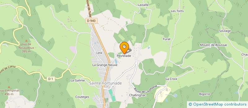 localisation de l'entreprise GROUPEMENT FONCIER AGRICOLE DE GFA CRAUFFON  SAINTE FORTUNADE