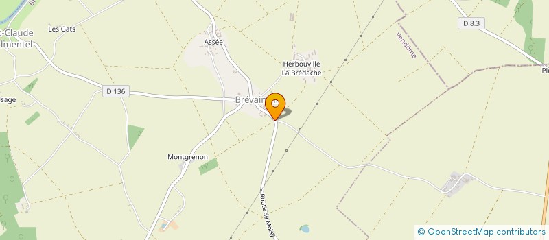 localisation de l'entreprise GROUPEMENT FONCIER AGRICOLE DE GFA DAVIAU  BREVAINVILLE