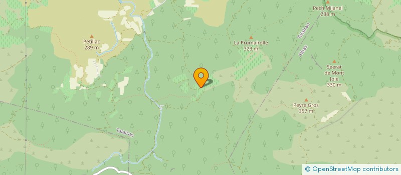 localisation de l'entreprise GROUPEMENT FONCIER AGRICOLE DE GFA DE COMBE DE BETTE  TALAIRAN