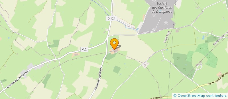 localisation de l'entreprise GROUPEMENT FONCIER AGRICOLE DE GFA DES FAYT  PETIT-FAYT