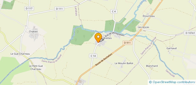 localisation de l'entreprise GROUPEMENT FONCIER AGRICOLE DE GFA LE PLAISIR  SAINT-GEORGES-DU-BOIS