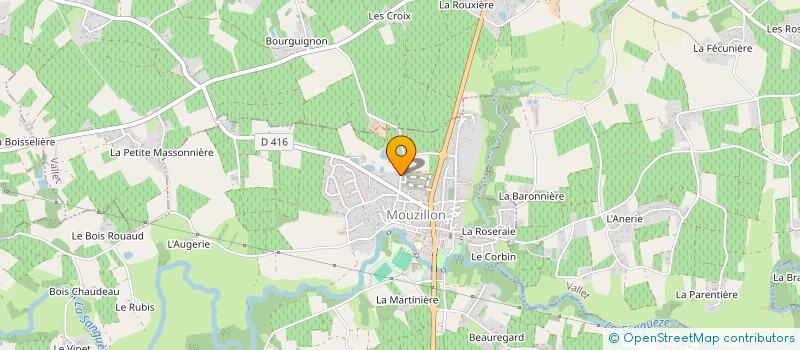 localisation de l'entreprise GROUPEMENT FONCIER AGRICOLE DE GFA LUNEAU TS  MOUZILLON