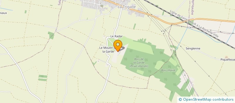 localisation de l'entreprise GROUPEMENT FONCIER AGRICOLE DE GFA RENARD  CROIX-CHAPEAU