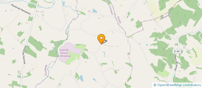 localisation de l'entreprise GROUPEMENT FONCIER AGRICOLE DE GIROT - MOELAERT  MIRADOUX