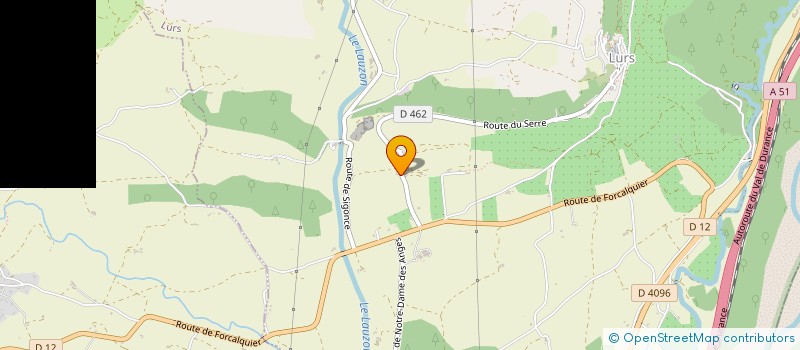 localisation de l'entreprise GROUPEMENT FONCIER AGRICOLE DE GIVAUDAN  LURS