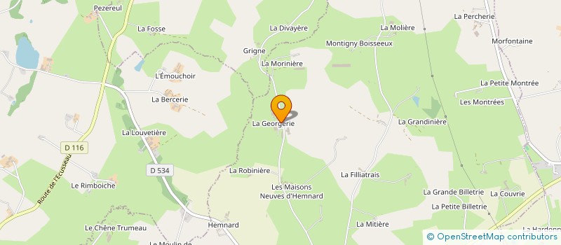 localisation de l'entreprise GROUPEMENT FONCIER AGRICOLE DE GRIGNE  SAINT-BERTHEVIN-LA-TANNIERE