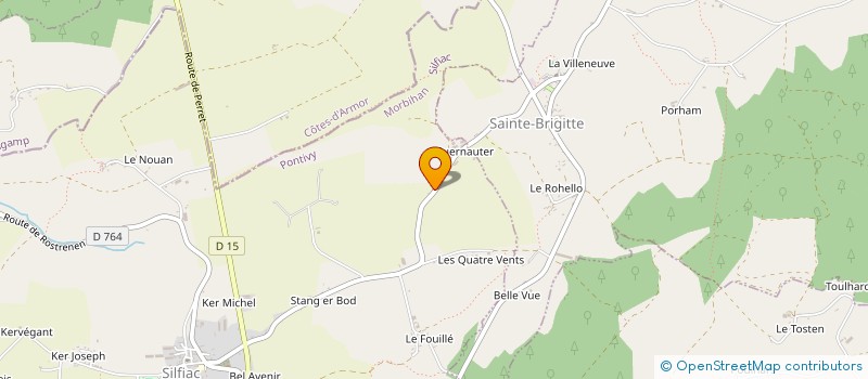 localisation de l'entreprise GROUPEMENT FONCIER AGRICOLE DE GUERNAUTER  SAINTE-BRIGITTE