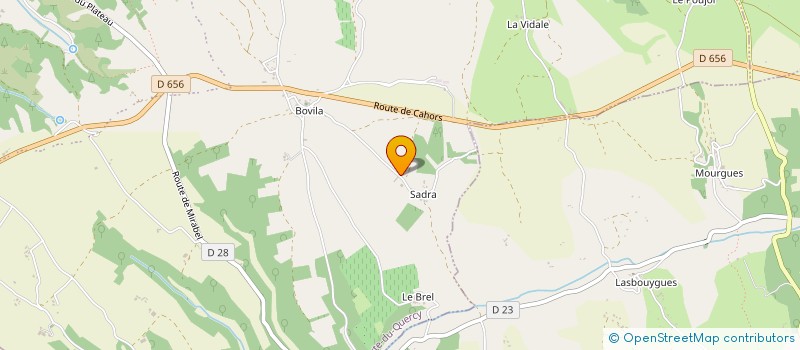 localisation de l'entreprise GROUPEMENT FONCIER AGRICOLE DE GUILLANE  PORTE-DU-QUERCY