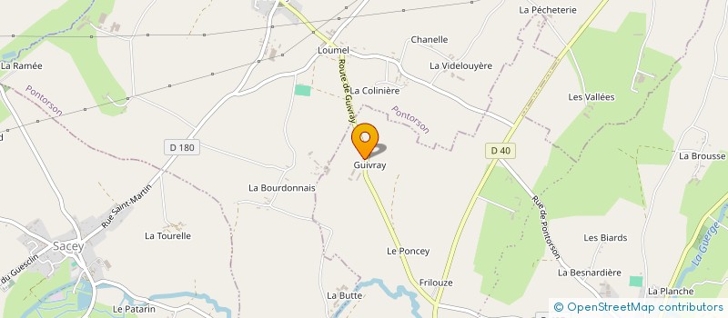 localisation de l'entreprise GROUPEMENT FONCIER AGRICOLE DE GUIVRAY  SAINT-JAMES