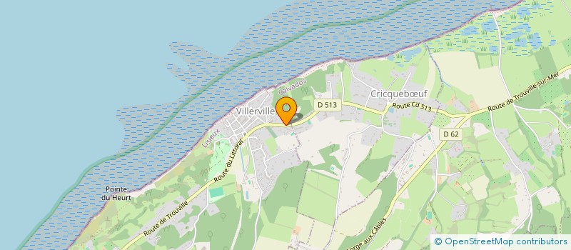 localisation de l'entreprise GROUPEMENT FONCIER AGRICOLE DE HARAS DE LA CROIX SONNET  VILLERVILLE