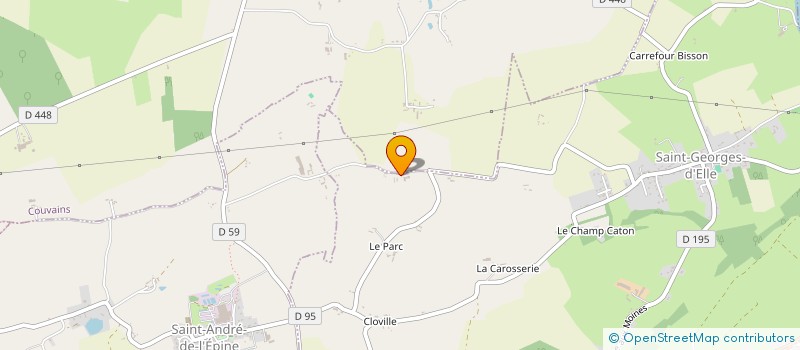 localisation de l'entreprise GROUPEMENT FONCIER AGRICOLE DE HARAS DU VAL SAINT GEORGES  SAINT-GEORGES-D'ELLE