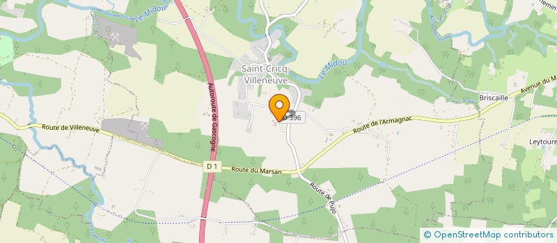 localisation de l'entreprise GROUPEMENT FONCIER AGRICOLE DE JANET  SAINT-CRICQ-VILLENEUVE