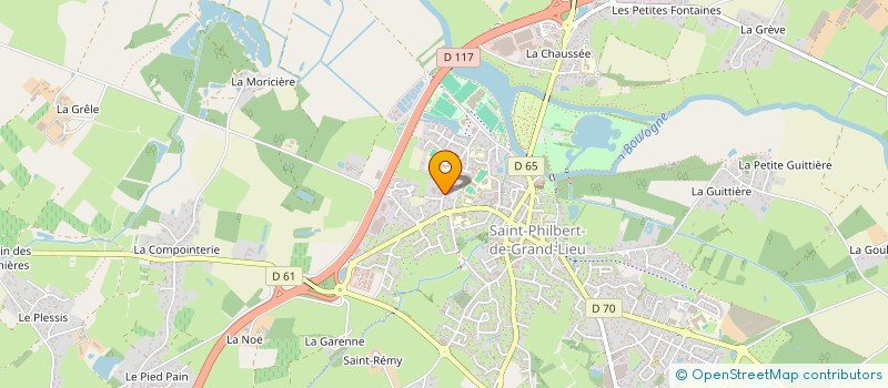 localisation de l'entreprise GROUPEMENT FONCIER AGRICOLE DE JOINVILLE  SAINT-PHILBERT-DE-GRAND-LIEU