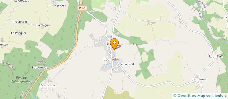 localisation de l'entreprise GROUPEMENT FONCIER AGRICOLE DE KERGREGUEN  PLOUNEVENTER