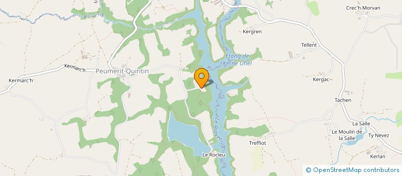 localisation de l'entreprise GROUPEMENT FONCIER AGRICOLE DE KERHELLO  LANRIVAIN