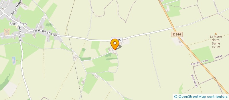 localisation de l'entreprise GROUPEMENT FONCIER AGRICOLE DE L'ABBATIALE  BONNIERES