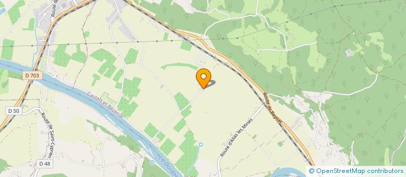 localisation de l'entreprise GROUPEMENT FONCIER AGRICOLE DE L'ABEILLE  CASTELS ET BEZENAC