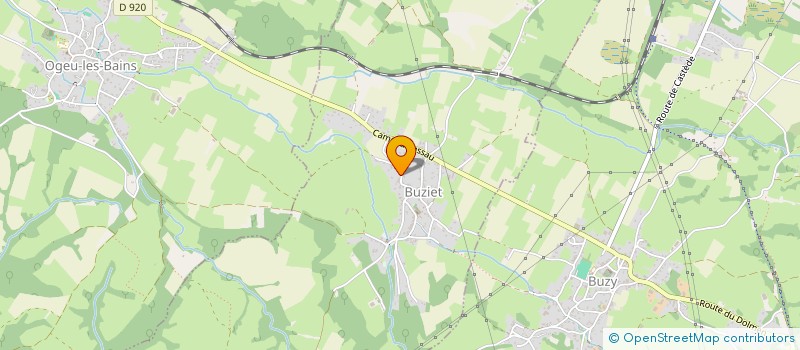 localisation de l'entreprise GROUPEMENT FONCIER AGRICOLE DE L'AZERQUE  BUZIET