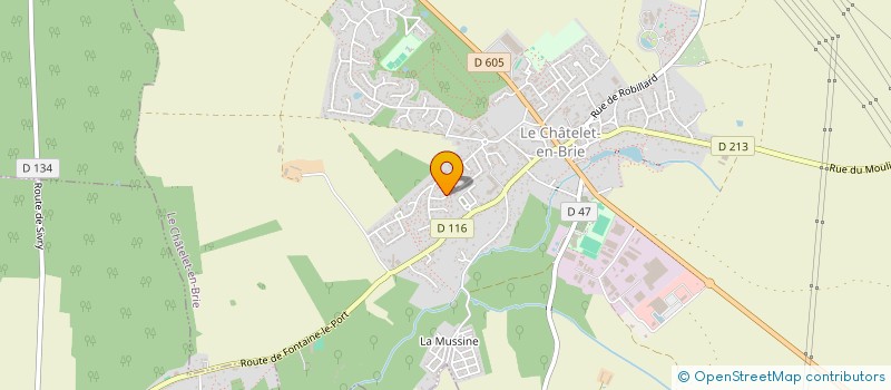 localisation de l'entreprise GROUPEMENT FONCIER AGRICOLE DE L'ECLUSE  LE CHATELET-EN-BRIE