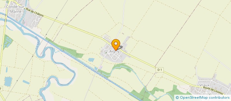 localisation de l'entreprise GROUPEMENT FONCIER AGRICOLE DE L'ECU  AIGNY