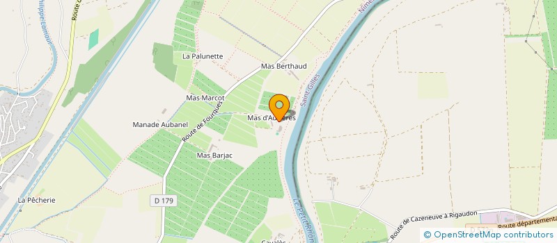 localisation de l'entreprise GROUPEMENT FONCIER AGRICOLE DE L'ERMITE D'AUZAN à SAINT-GILLES