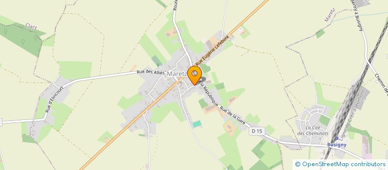 localisation de l'entreprise GROUPEMENT FONCIER AGRICOLE DE L'ESPOIR  VILLERS-OUTREAUX