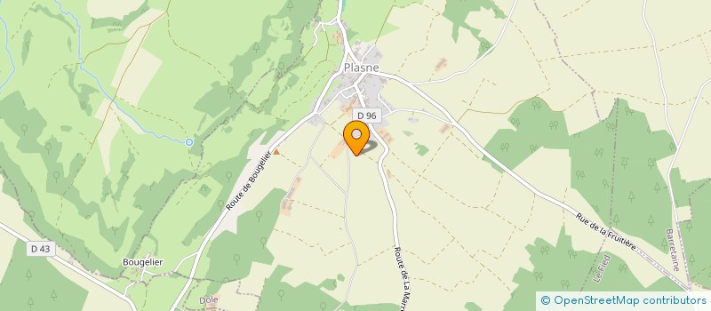 localisation de l'entreprise GROUPEMENT FONCIER AGRICOLE DE L'ETOURNEAU  PLASNE