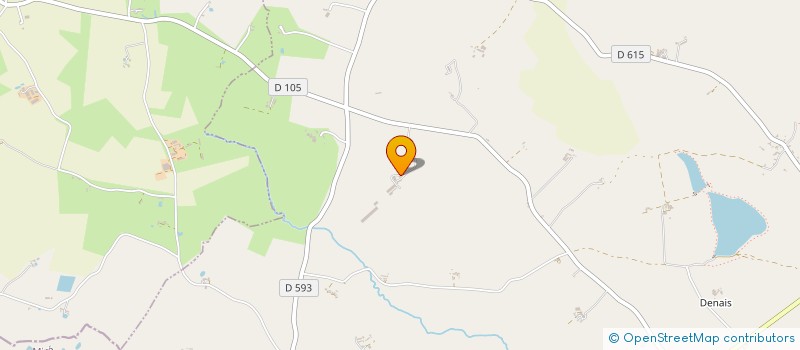 localisation de l'entreprise GROUPEMENT FONCIER AGRICOLE DE L'HOMMEE  SAINT-DENIS-D'ANJOU