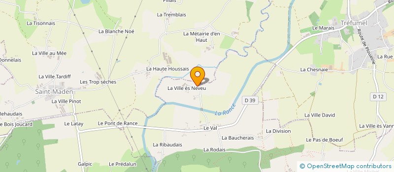 localisation de l'entreprise GROUPEMENT FONCIER AGRICOLE DE L'ILE DE RANCE  PLOUASNE