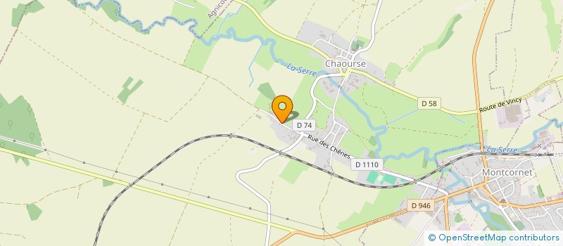 localisation de l'entreprise GROUPEMENT FONCIER AGRICOLE DE LA BASSE  CHAOURSE