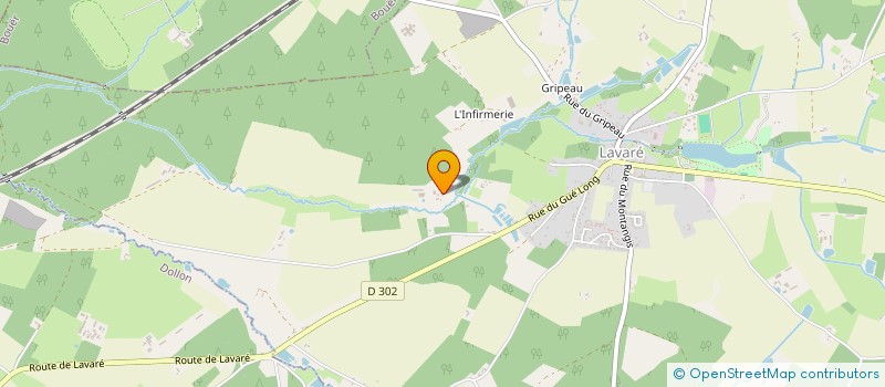 localisation de l'entreprise GROUPEMENT FONCIER AGRICOLE DE LA BLOTTIERE  LAVARE