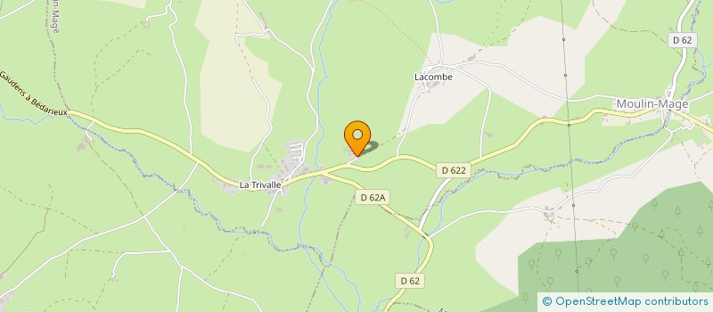 localisation de l'entreprise GROUPEMENT FONCIER AGRICOLE DE LA BORIE BLANQUE  MOULIN-MAGE