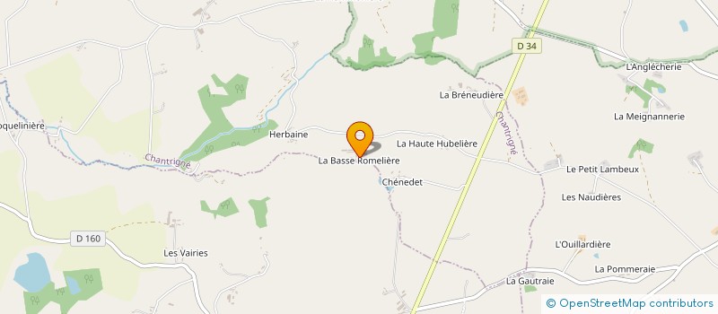 localisation de l'entreprise GROUPEMENT FONCIER AGRICOLE DE LA BOURDAINE  CHANTRIGNE