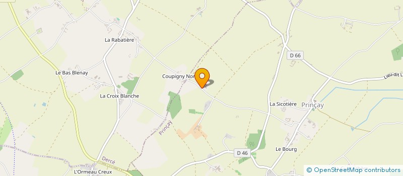 localisation de l'entreprise GROUPEMENT FONCIER AGRICOLE DE LA BROCHARDIERE  PRINCAY