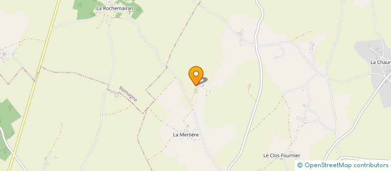 localisation de l'entreprise GROUPEMENT FONCIER AGRICOLE DE LA BROUSSE  SAINT-ROMAIN