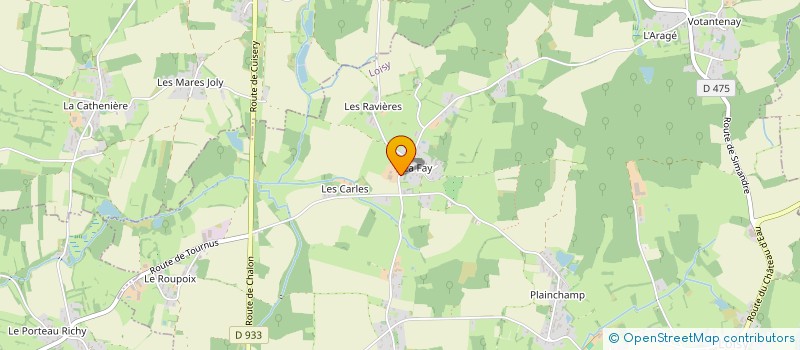 localisation de l'entreprise GROUPEMENT FONCIER AGRICOLE DE LA CHENEVIERE  LOISY