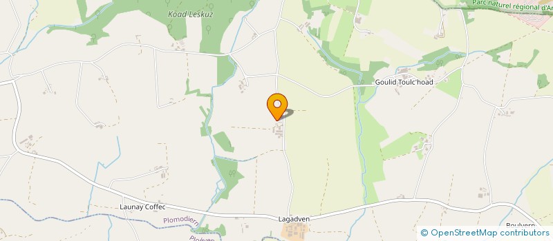 localisation de l'entreprise GROUPEMENT FONCIER AGRICOLE DE LA CHEVECHE  PLOMODIERN