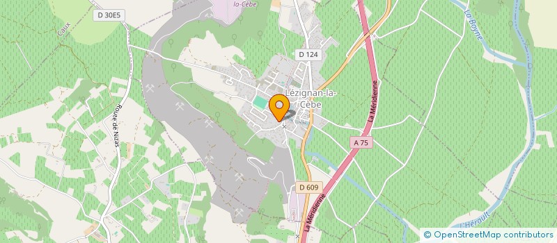 localisation de l'entreprise GROUPEMENT FONCIER AGRICOLE DE LA CLASTRE  LEZIGNAN-LA-CEBE