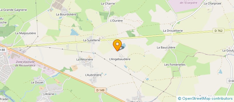 localisation de l'entreprise GROUPEMENT FONCIER AGRICOLE DE LA CLEF DES CHAMPS  GETIGNE